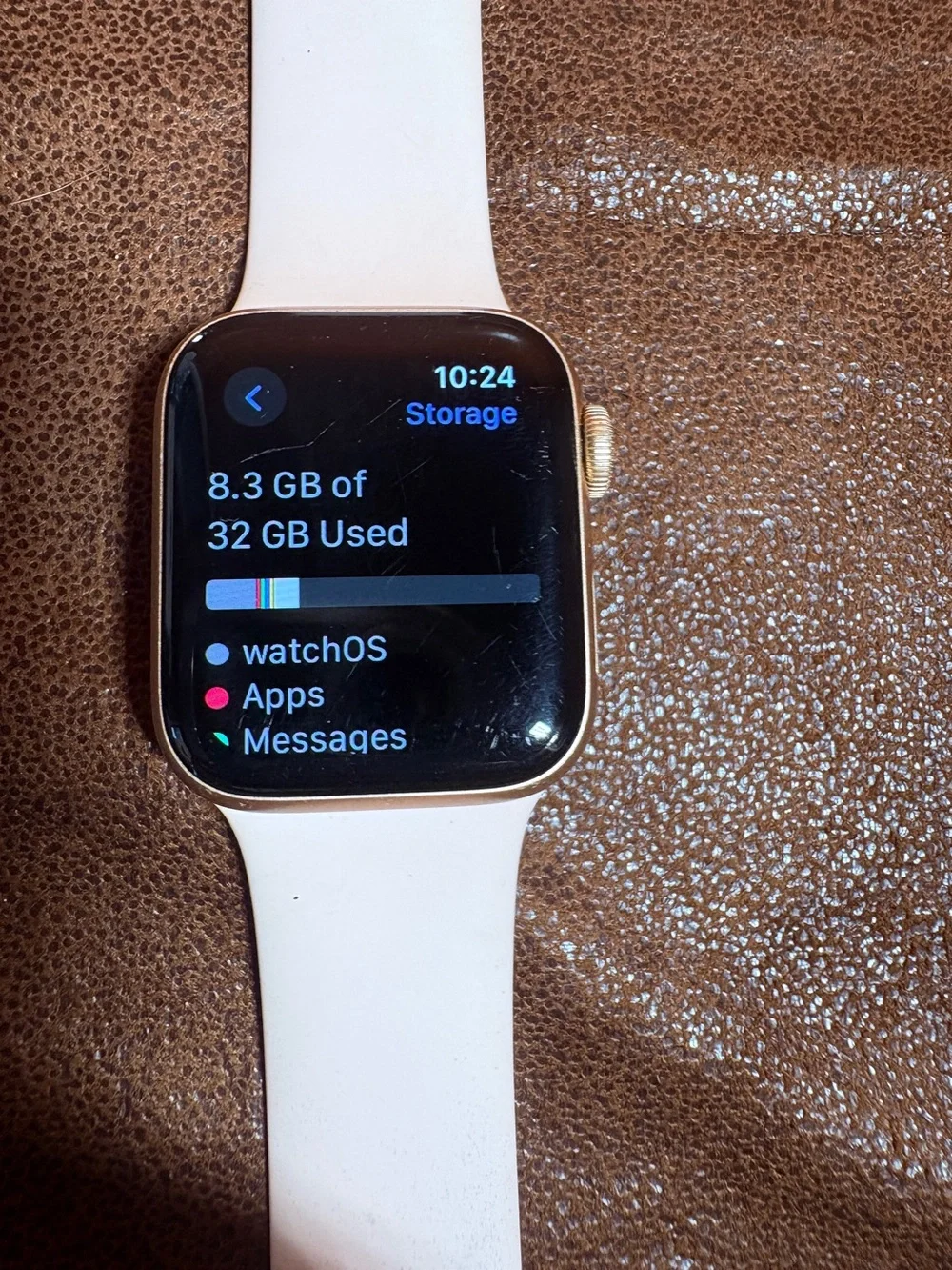 Apple Watch Series 5 GPS, 40mm Gold Aluminum Case with Pink Sand Sport Band